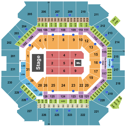 Barclays Center Stevie Nicks Seating Chart